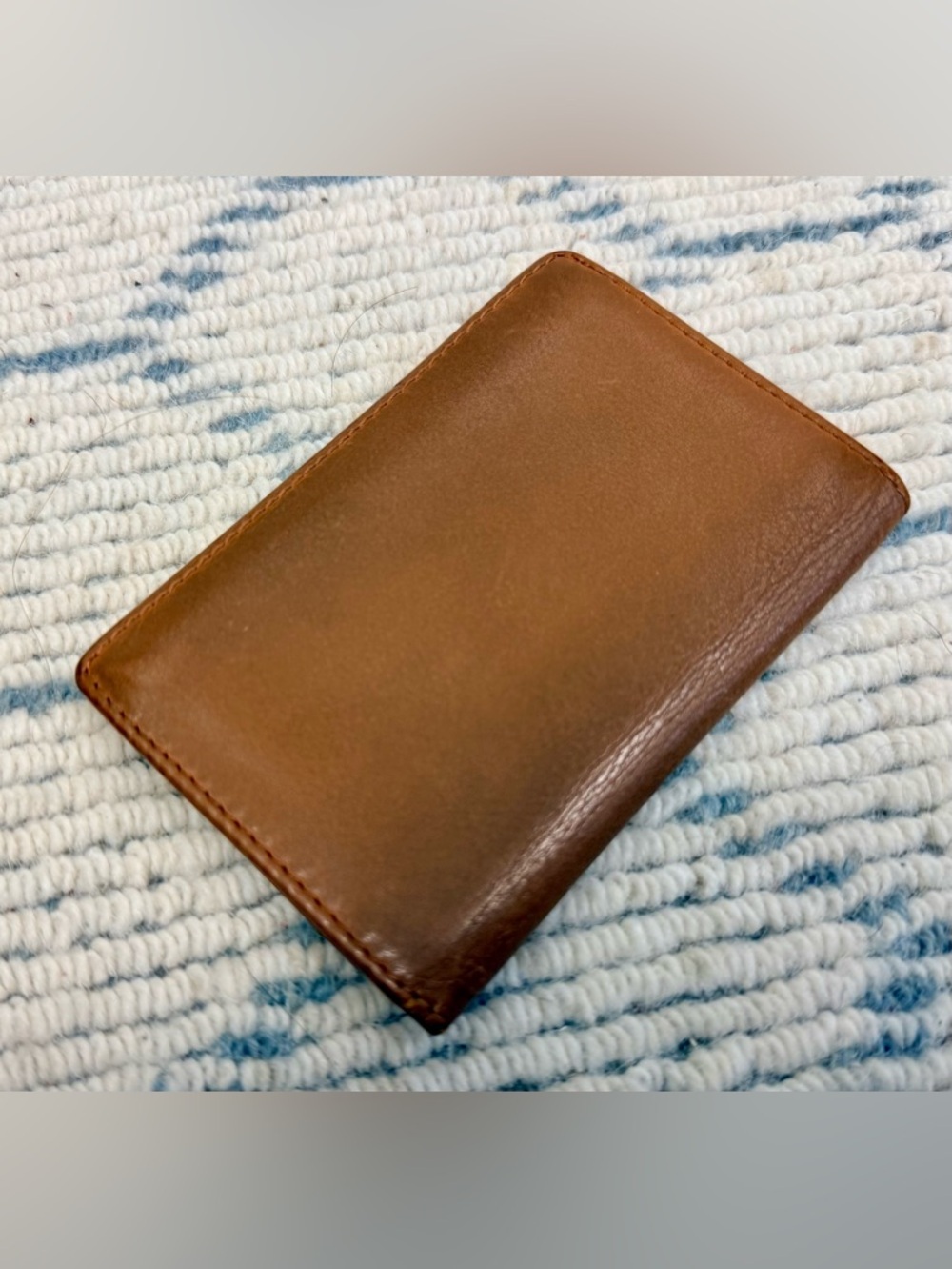 DIOR Vintage Y2K Rare Unisex Brown Leather Classic CD Logo Card Holder Wallet - Picture 9 of 16